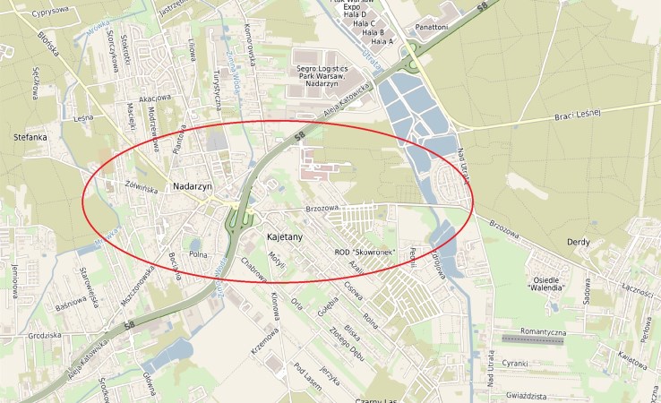 działka na sprzedaż - Nadarzyn, Kajetany