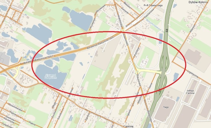 działka na sprzedaż - Radzymin (gw), Ciemne, Wołomińska