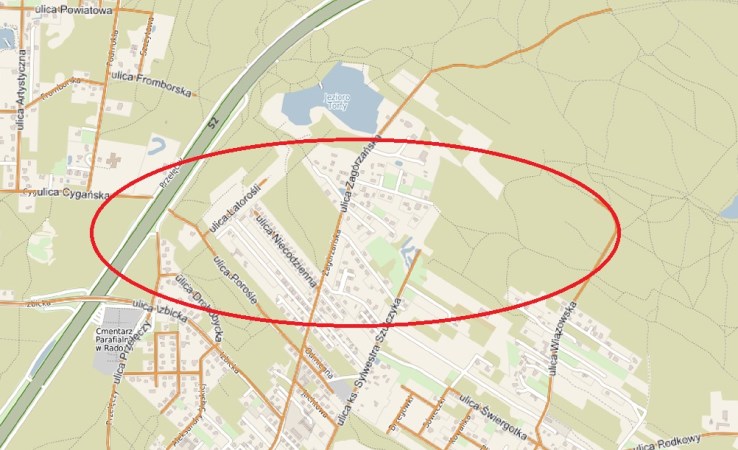 działka na sprzedaż - Warszawa, Wawer, Aleksandrów, Zagórzańska