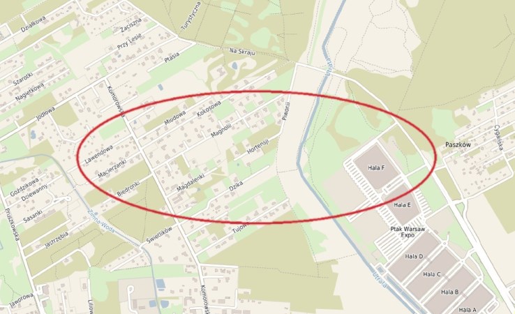 działka na sprzedaż - Nadarzyn, Strzeniówka, Hortensji