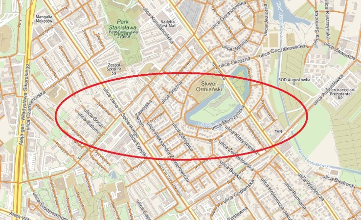 działka na sprzedaż - Warszawa, Mokotów, Sadyba