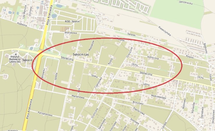 działka na sprzedaż - Raszyn, Sękocin-Las