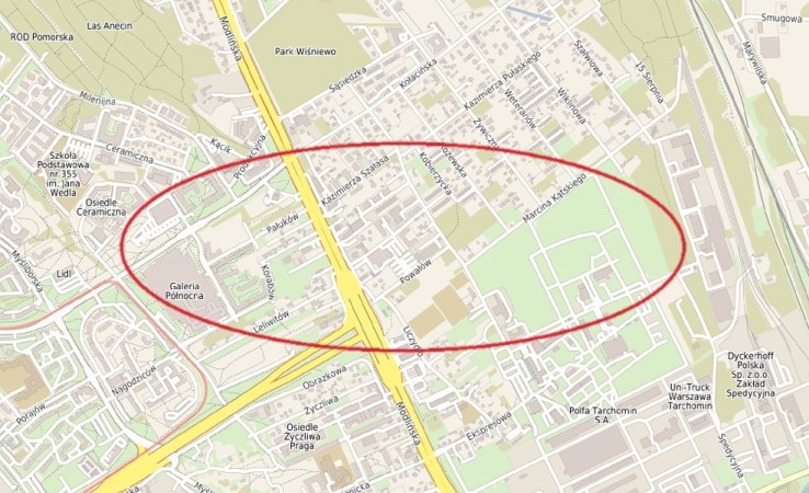 działka na sprzedaż - Warszawa, Białołęka, Henryków