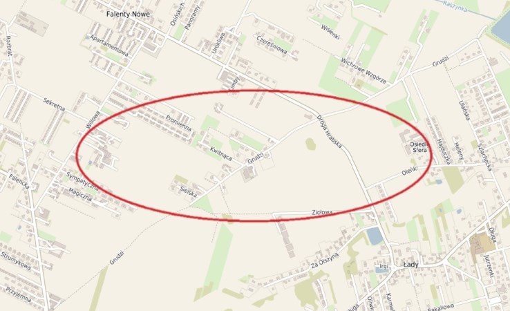 działka na sprzedaż - Raszyn, Falenty Nowe, Kwitnąca