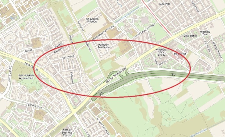 działka na sprzedaż - Warszawa, Wilanów, Miasteczko Wilanów