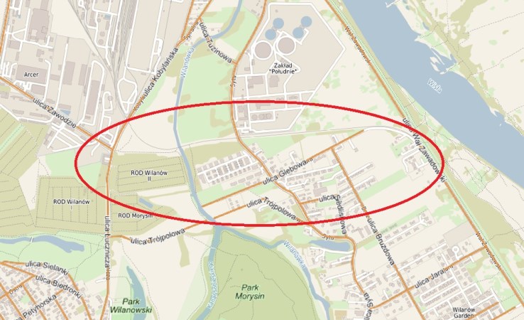 działka na sprzedaż - Warszawa, Wilanów, Zawady