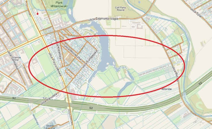 działka na sprzedaż - Warszawa, Wilanów