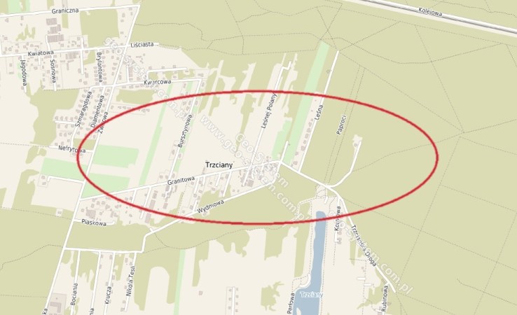 działka na sprzedaż - Jabłonna, Trzciany