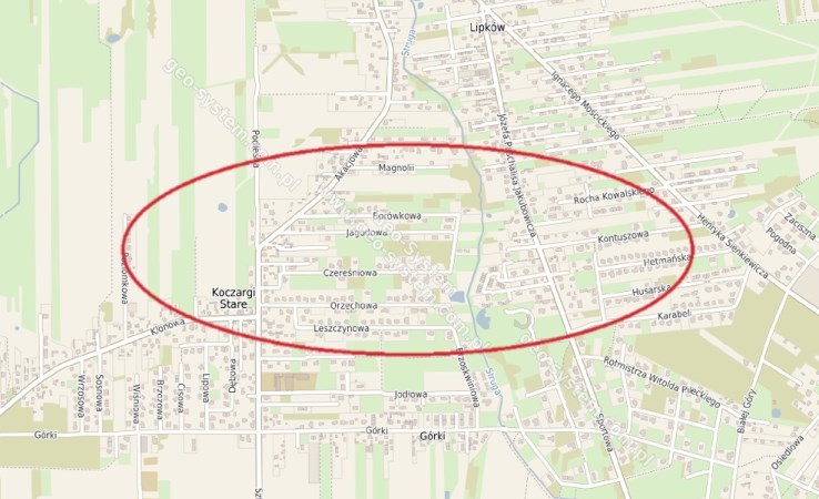 działka na sprzedaż - Stare Babice, Koczargi Stare