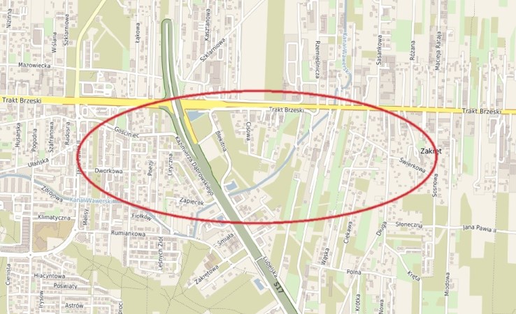 działka na sprzedaż - Wiązowna, Zakręt